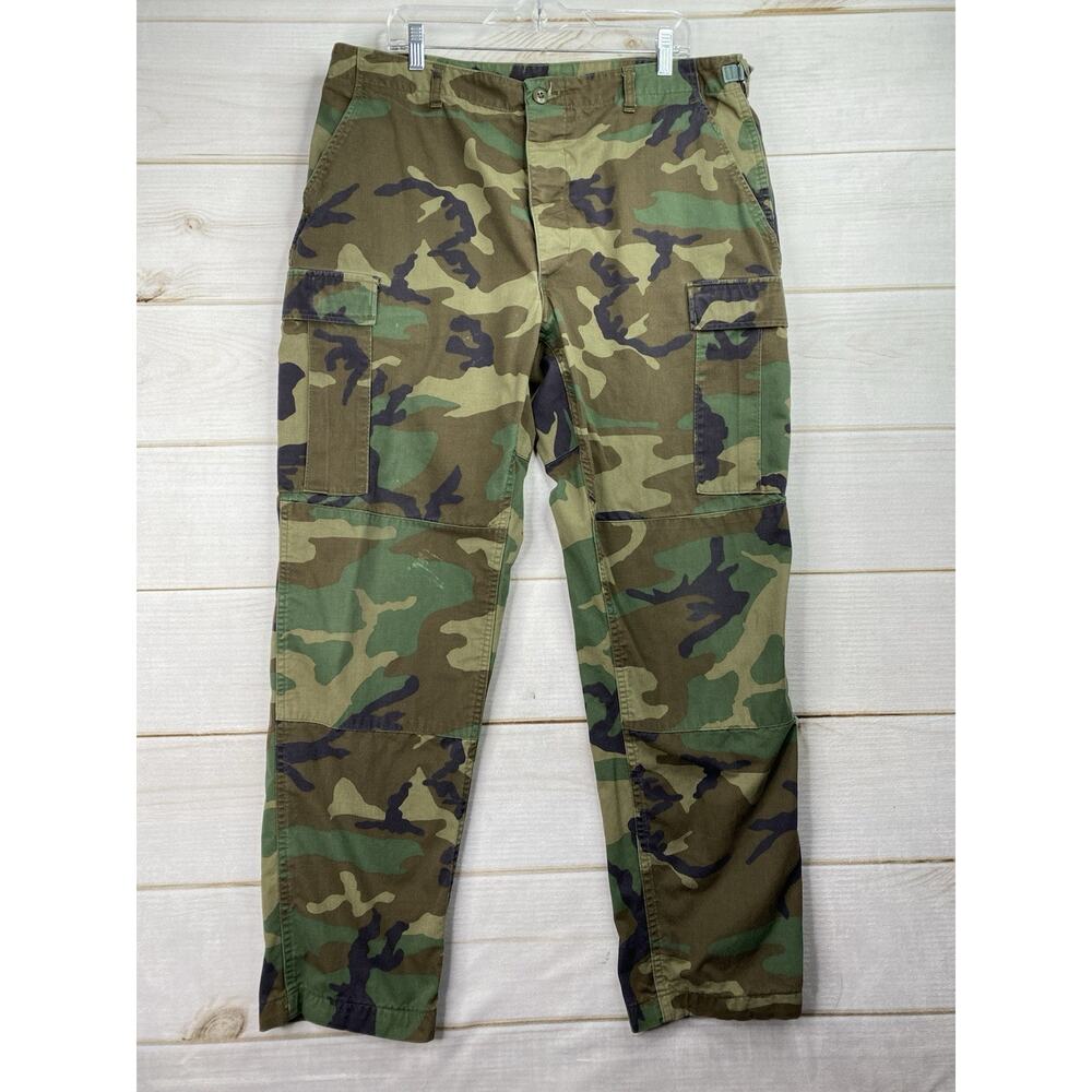 Propper International Woodland Camo Cargo Combat Trousers L Long Pants